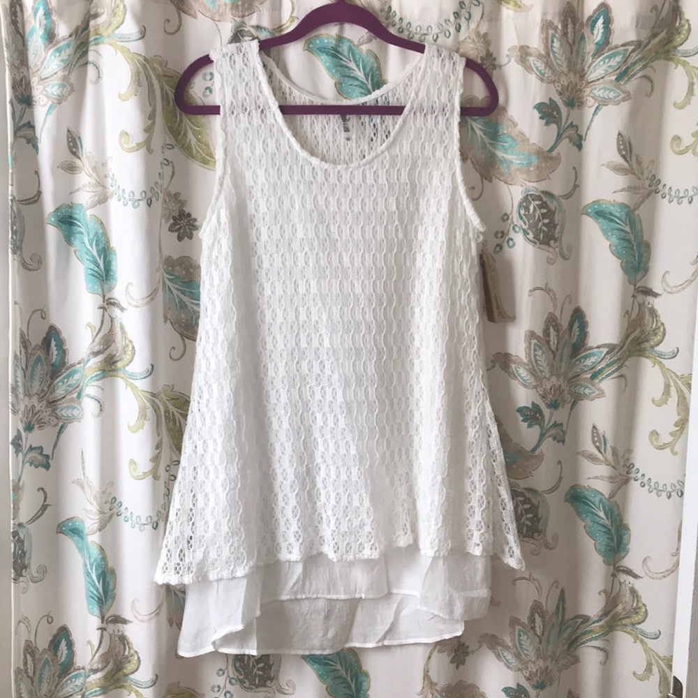 Lizard Thicket Crocheted Tunic